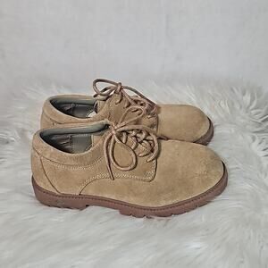 Rugged Outback Tan Suede Boys lace up Shoes